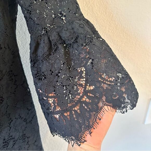 Banana Republic Factory Black Lace
3/4 Sleeve Dress Size 4 EUC - Picture 3 of 9